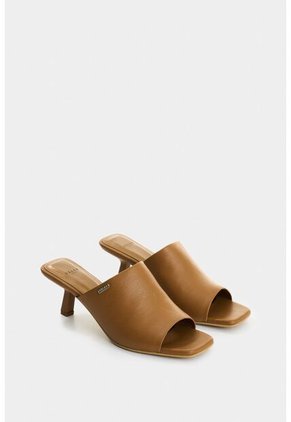 Sandalia Tacón De Cuero Para Mujer Gala Sandalia Tacón De Cuero Para Mujer Gala Miel 34 VÉLEZ