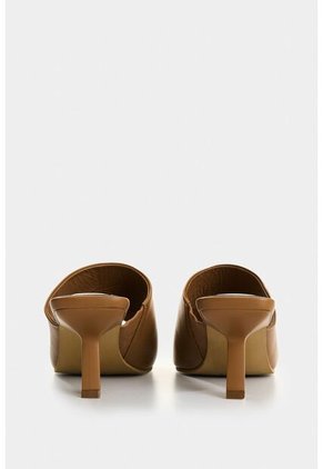 Sandalia Tacón De Cuero Para Mujer Gala Sandalia Tacón De Cuero Para Mujer Gala Miel 34 VÉLEZ