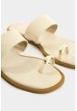 Sandalia Plana De Cuero Para Mujer Thala Sandalia Plana De Cuero Para Mujer Thala Beige 37 VÉLEZ de Vélez