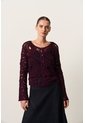 Cardigan Tejido Oversize Para Mujer Luma Cardigan Tejido Oversize Para Mujer Luma Vinotinto S VÉLEZ de Vélez