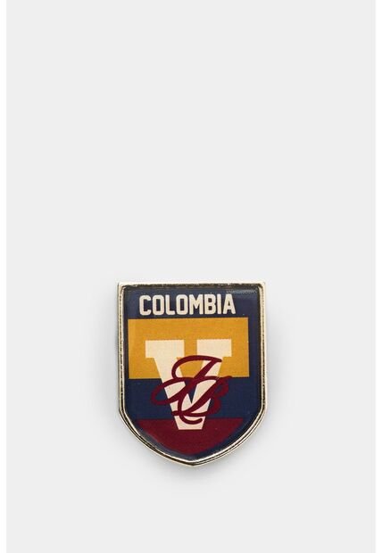 Pin Escudo Con Resina Pin Escudo Con Resina Amarillo VÉLEZ