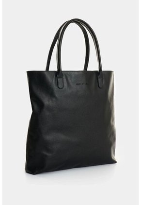 Tote Bag Flowers En Cuero Tote Bag Flowers En Cuero Negro VÉLEZ