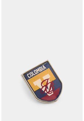 Pin Escudo Con Resina Pin Escudo Con Resina Amarillo VÉLEZ