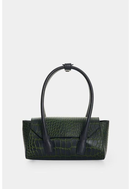 Manos Libres Mini En Cuero Croco Para Hombre Manos Libres Mini En Cuero Croco Para Hombre Azul Oscuro VÉLEZ