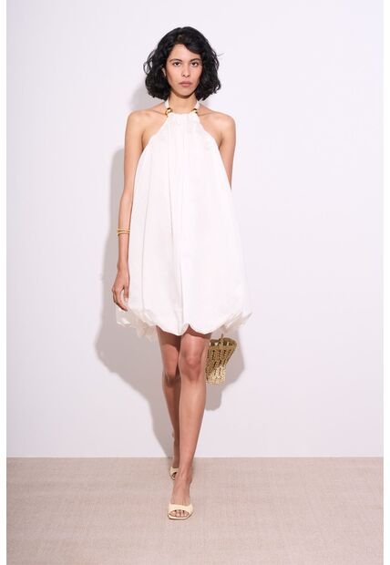 Top Halter Con Esferas Para Mujer Rouge Top Halter Con Esferas Para Mujer Rouge Blanco 10 VÉLEZ