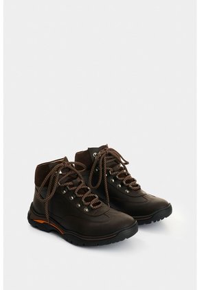 Botas Buthan Caña Media De Cuero Para Hombre Hiking Botas Buthan Caña Media De Cuero Para Hombre Hiking Cafe 38 VÉLEZ