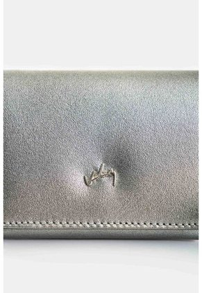 Billetera De Cuero Grabado Para Mujer Verona Billetera De Cuero Grabado Para Mujer Verona Grafito VÉLEZ