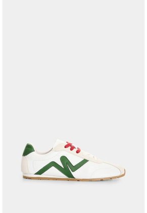 Tenis En Cuero Para Mujer Blooms Tenis En Cuero Para Mujer Blooms Blanco 38 VÉLEZ