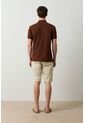Polo Manga Corta Essential Para Hombre Textura Polo Manga Corta Essential Para Hombre Textura Cafe XL VÉLEZ de Vélez