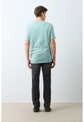 Camiseta Manga Corta Lerici Para Hombre Semi Fitted Camiseta Manga Corta Lerici Para Hombre Semi Fitted Azul Claro S VÉLEZ