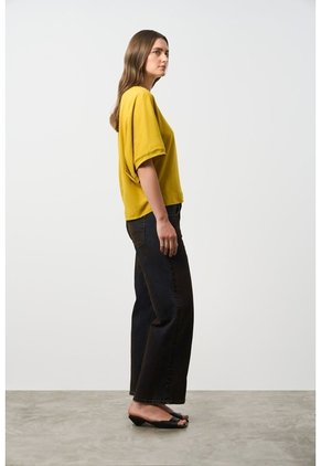 Camiseta Ópalo Para Mujer Manga Ranglan Camiseta Ópalo Para Mujer Manga Ranglan Amarillo Limon L VÉLEZ