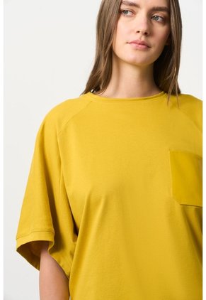Camiseta Ópalo Para Mujer Manga Ranglan Camiseta Ópalo Para Mujer Manga Ranglan Amarillo Limon L VÉLEZ