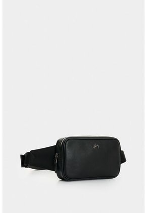 Riñonera Silueta Cuadrada De Cuero Para Hombre Hazel Riñonera Silueta Cuadrada De Cuero Para Hombre Hazel Negro VÉLEZ