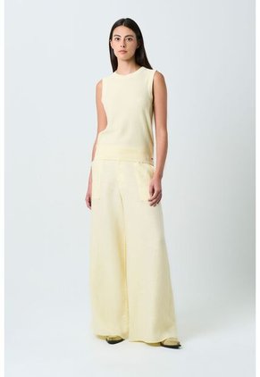 Top Tejido Astromelia Para Mujer Liviano Top Tejido Astromelia Para Mujer Liviano Amarillo L VÉLEZ