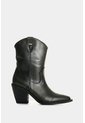 Botines Texanos De Cuero Brush Off Para Mujer Solen Botines Texanos De Cuero Brush Off Para Mujer Solen Negro 37 VÉLEZ de Vélez