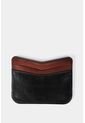 Porta Tarjetas De Cuero Para Hombre Combinada de Vélez