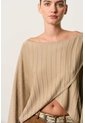 Sweater Oversize Tejido Para Mujer Cayena Sweater Oversize Tejido Para Mujer Cayena Arena XS VÉLEZ de Vélez