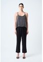 Camisa Aurora De Tiras En Tejido Plano Para Mujer Detalle Millaré Camisa Aurora De Tiras En Tejido Plano Para Mujer Detalle Millaré Negro M VÉLEZ de Vélez
