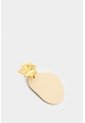 Arete Flor Metalizada De Cuero Para Mujer Lumia Arete Flor Metalizada De Cuero Para Mujer Lumia Dorado VÉLEZ de Vélez