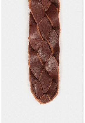 Cinturón Unifaz Danubio De Cuero Para Hombre Trenzado Brandy Cinturón Unifaz Danubio De Cuero Para Hombre Trenzado Brandy 38 Vélez