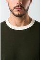 Camiseta Tejida Manga Corta Para Hombre Luminia Camiseta Tejida Manga Corta Para Hombre Luminia Verde Oliva XS VÉLEZ de Vélez