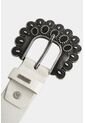 Cinturón Unifaz Mars De Cuero Para Mujer Silueta Hexagonal Cinturón Unifaz Mars De Cuero Para Mujer Silueta Hexagonal Blanco S VÉLEZ de Vélez