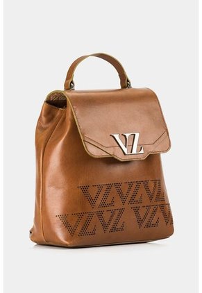 Morral Goji De Cuero Para Mujer Monograma VZ Morral Goji De Cuero Para Mujer Monograma VZ Miel Vélez