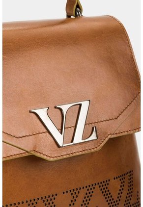 Morral Goji De Cuero Para Mujer Monograma VZ Morral Goji De Cuero Para Mujer Monograma VZ Miel Vélez