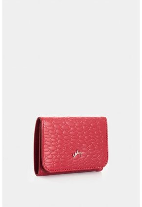 Billetera De Cuero Grabado Para Mujer Verona Billetera De Cuero Grabado Para Mujer Verona Rojo VÉLEZ