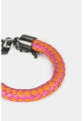 Manilla Pekín De Cuero Para Mujer Broche Ajustable