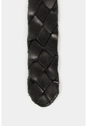 Cinturón Unifaz Danubio De Cuero Para Hombre Trenzado Negro Cinturón Unifaz Danubio De Cuero Para Hombre Trenzado Negro 30 Vélez