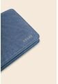 Billetera Lunar De Cuero Para Hombre Contraste De Color Billetera Lunar De Cuero Para Hombre Contraste De Color Azul Claro Vélez de Vélez