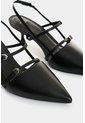 Tacones Cerrados Brielle De Cuero Folia Para Mujer Brillo Tacones Cerrados Brielle De Cuero Folia Para Mujer Brillo Negro 34 VÉLEZ de Vélez