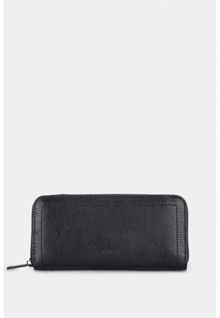 Billetera Porta Chequera Arezzo De Cuero Para Mujer Contraste De Color Billetera Porta Chequera Arezzo De Cuero Para Mujer Contraste De Color Negro Vélez