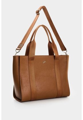 Shopping De Cuero Para Mujer Nara Shopping De Cuero Para Mujer Nara Miel VÉLEZ