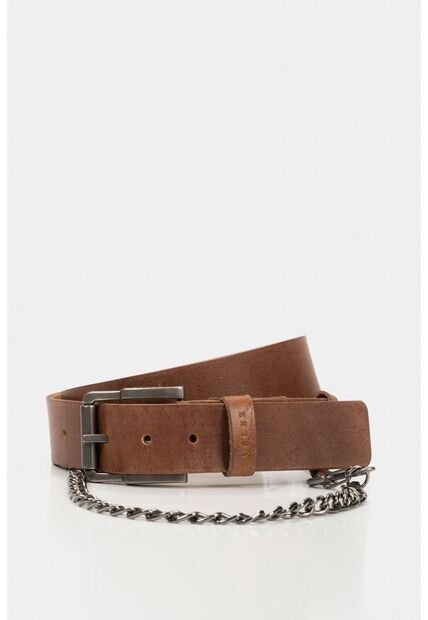 Cinturón Unifaz Ankara De Cuero Para Hombre Cadena Metálica Miel Cinturón Unifaz Ankara De Cuero Para Hombre Cadena Metálica Miel 38 Vélez