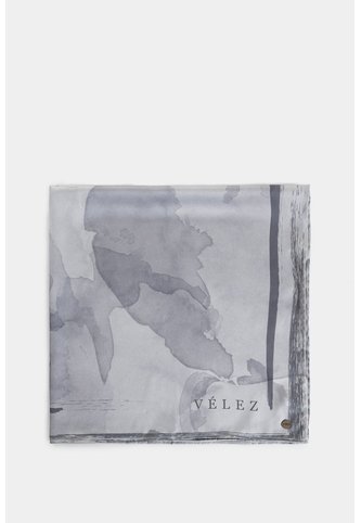Pañuelo Pequeño En Tejido Plano Para Mujer Sombra Pañuelo Pequeño En Tejido Plano Para Mujer Sombra Gris XS VÉLEZ Vélez