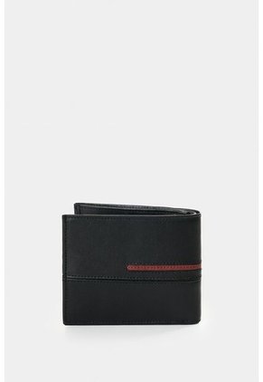 Billetera De Cuero Para Hombre Inserto 2 Billetera De Cuero Para Hombre Inserto 2 Negro VÉLEZ