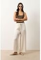 Pantalón Atacama Palazzo Para Mujer Pantalón Atacama Palazzo Para Mujer Crema 12 VÉLEZ de Vélez