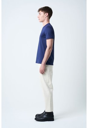 Camiseta Micropima Arizona Para Hombre Semi Ajustada Camiseta Micropima Arizona Para Hombre Semi Ajustada Azul Oscuro L VÉLEZ