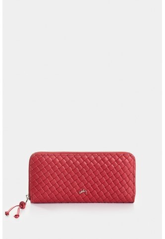 Billetera Porta Chequera De Cuero Para Mujer Astra Billetera Porta Chequera De Cuero Para Mujer Astra Rojo VÉLEZ Vélez