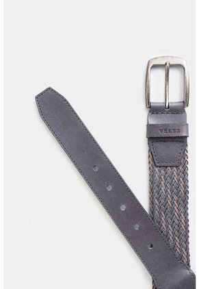 Cinturón Unifaz Ciruela 3 De Cuero Para Hombre Trenzado Cinturón Unifaz Ciruela 3 De Cuero Para Hombre Trenzado Gris L VÉLEZ
