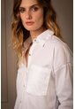 Camisa Basic Para Mujer Popelina Manga Larga Blanco Camisa Basic Para Mujer Popelina Manga Larga Blanco VÉLEZ de Vélez