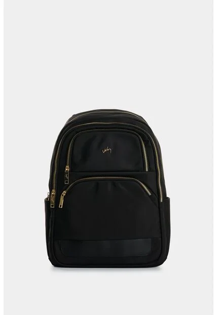 Tula Morral En Lona Y Cuero Para Mujer Biel Tula Morral En Lona Y Cuero Para Mujer Biel Negro VÉLEZ