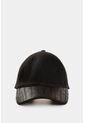 Gorra 6 Paneles En Dril Y Cuero Para Hombre Circe Gorra 6 Paneles En Dril Y Cuero Para Hombre Circe Negro S VÉLEZ de Vélez