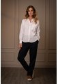 Camisa Basic Para Mujer Popelina Manga Larga Blanco Camisa Basic Para Mujer Popelina Manga Larga Blanco VÉLEZ de Vélez