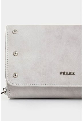 Billeteria Palma De Cuero Folia Para Mujer Efecto Croco Billeteria Palma De Cuero Folia Para Mujer Efecto Croco Gris VÉLEZ