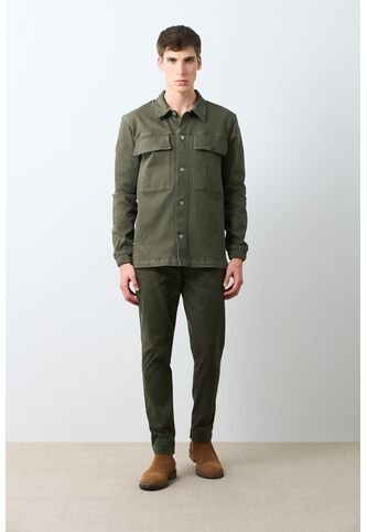 Sobrecamisa Modica Para Hombre Oversized Sobrecamisa Modica Para Hombre Oversized Verde Oliva XL VÉLEZ Vélez