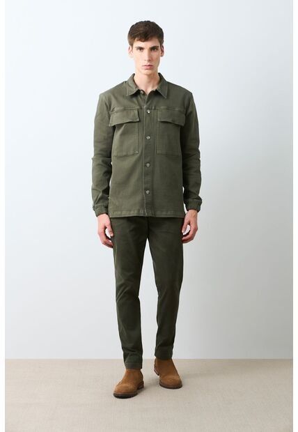 Sobrecamisa Modica Para Hombre Oversized Sobrecamisa Modica Para Hombre Oversized Verde Oliva XL VÉLEZ