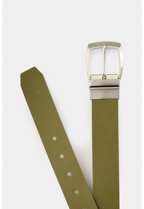 Cinturón Doble Faz De Cuero Para Hombre Serpia Cinturón Doble Faz De Cuero Para Hombre Serpia Verde Oliva 36 VÉLEZ